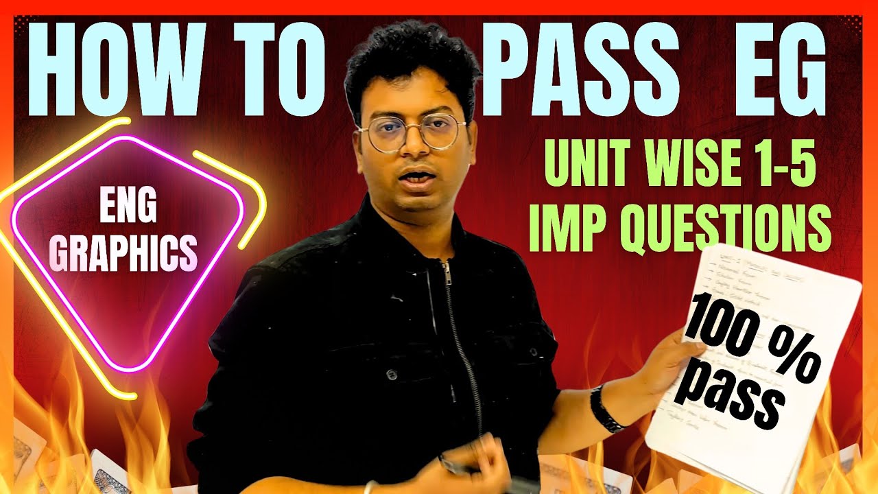 How to pass ENGINEERING GRAPHICS COMPUTER AIDED DRAFTING|btech important questions|#btech