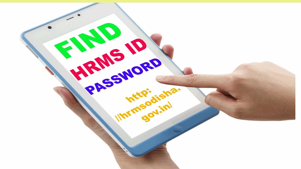 how to find hrms id and password