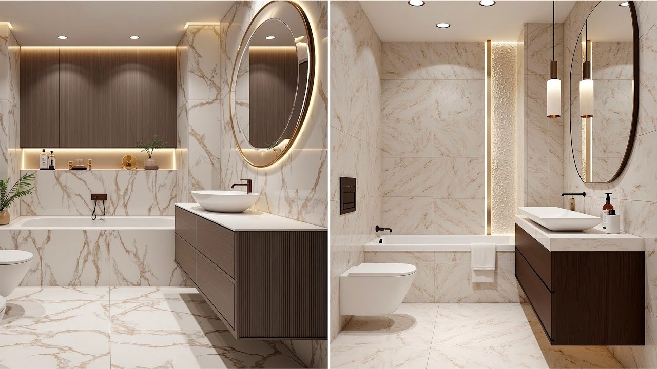200 Top Small Bathroom Design Ideas 2026 | Stylish Bathroom tile designs & Modern Shower Trends