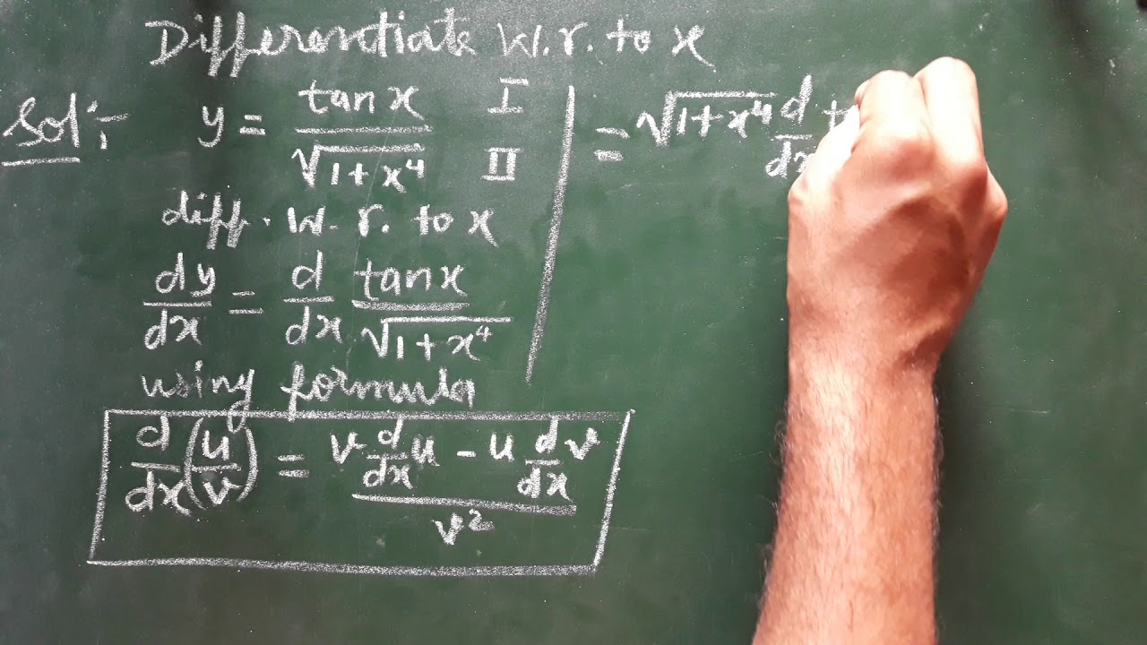 Differentiation - Divide rule  -  12th ncert maths - by Ajay Sharma