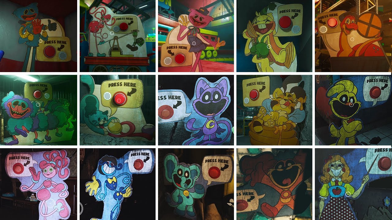 POPPY PLAYTIME Chapter 1, 2, 3 - Todos los CARDBOARDS (Español)