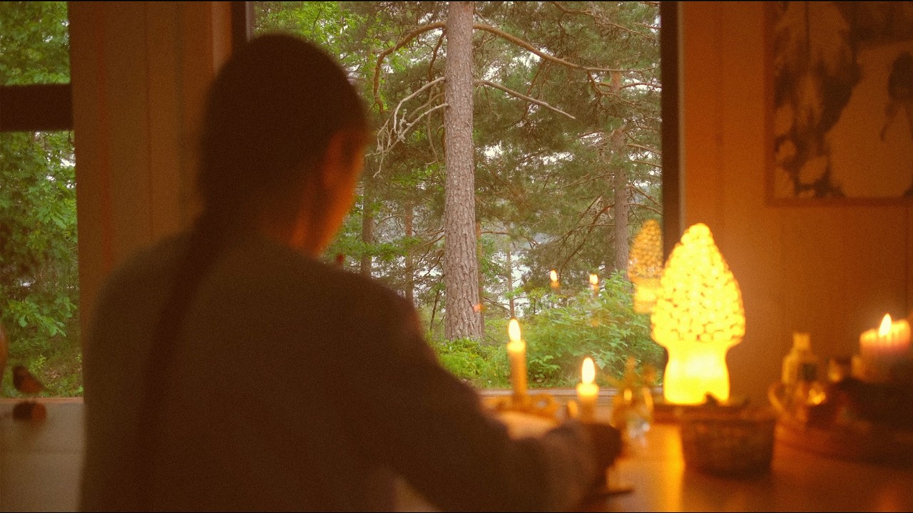 Quiet Nordic Summer at the Forest Cabin - Cozy Baking, Nature Walks, Painting - Slow Living Vlog