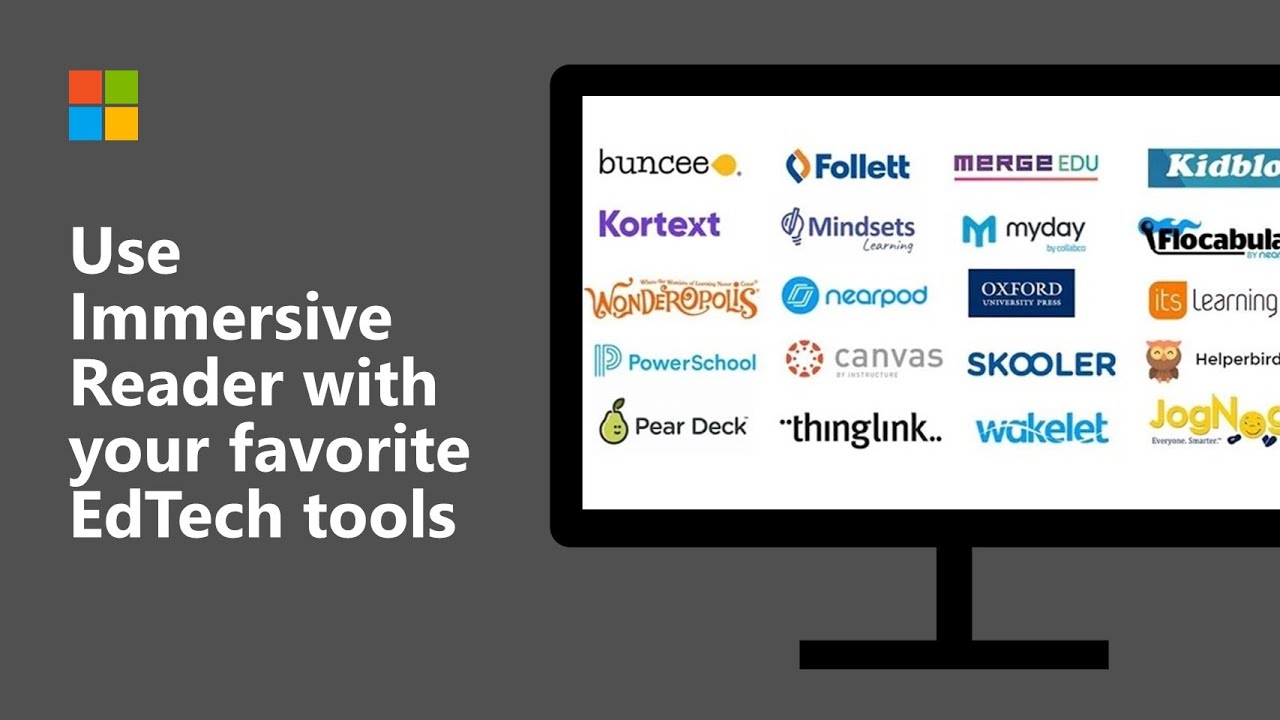 How to use Microsoft Immersive Reader in your favorite EdTech tool!