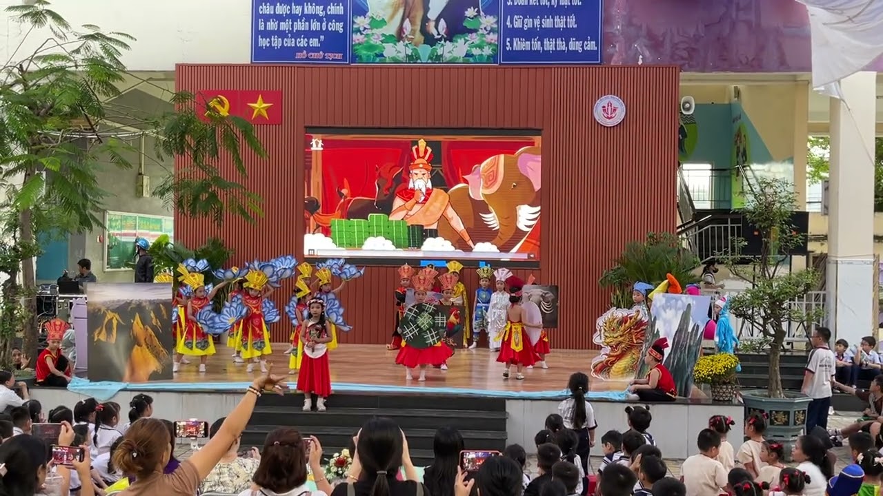 Sơn tinh thủy tinh tiểu học kể truyện 