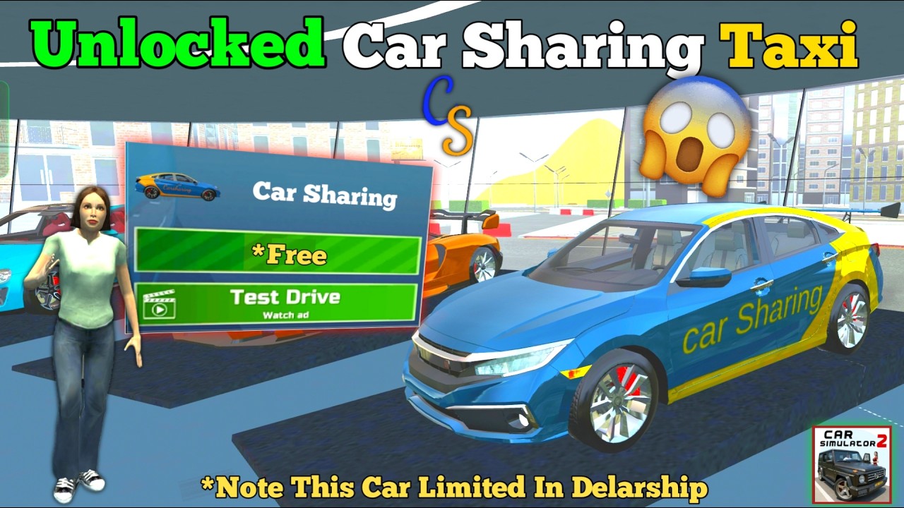 Get Car Sharing Taxi😱(Honda Civic)In Car Simulator 2 Android Gameplay (Hindi English)