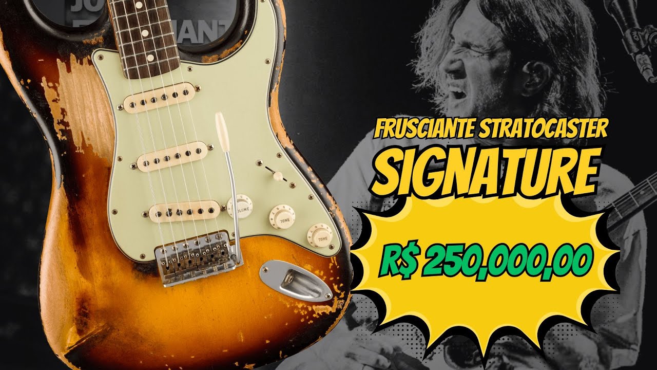 finalmente a FENDER SIGNATURE do FRUSCIANTE CHEGOU!!