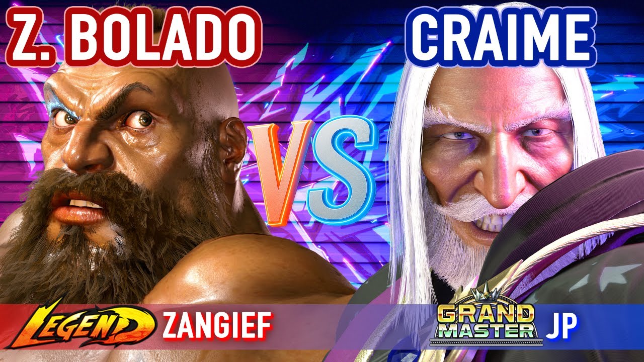 SF6 ▰ ZANGIEF BOLADO (Zangief) vs CRAIME (JP) ▰ High Level Gameplay