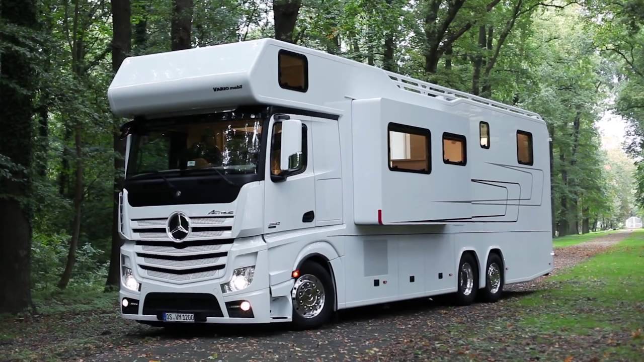 Cупер-роскошный кемпер VARIO Alkoven 1200 на шасси Mercedes-Benz Actros 2542