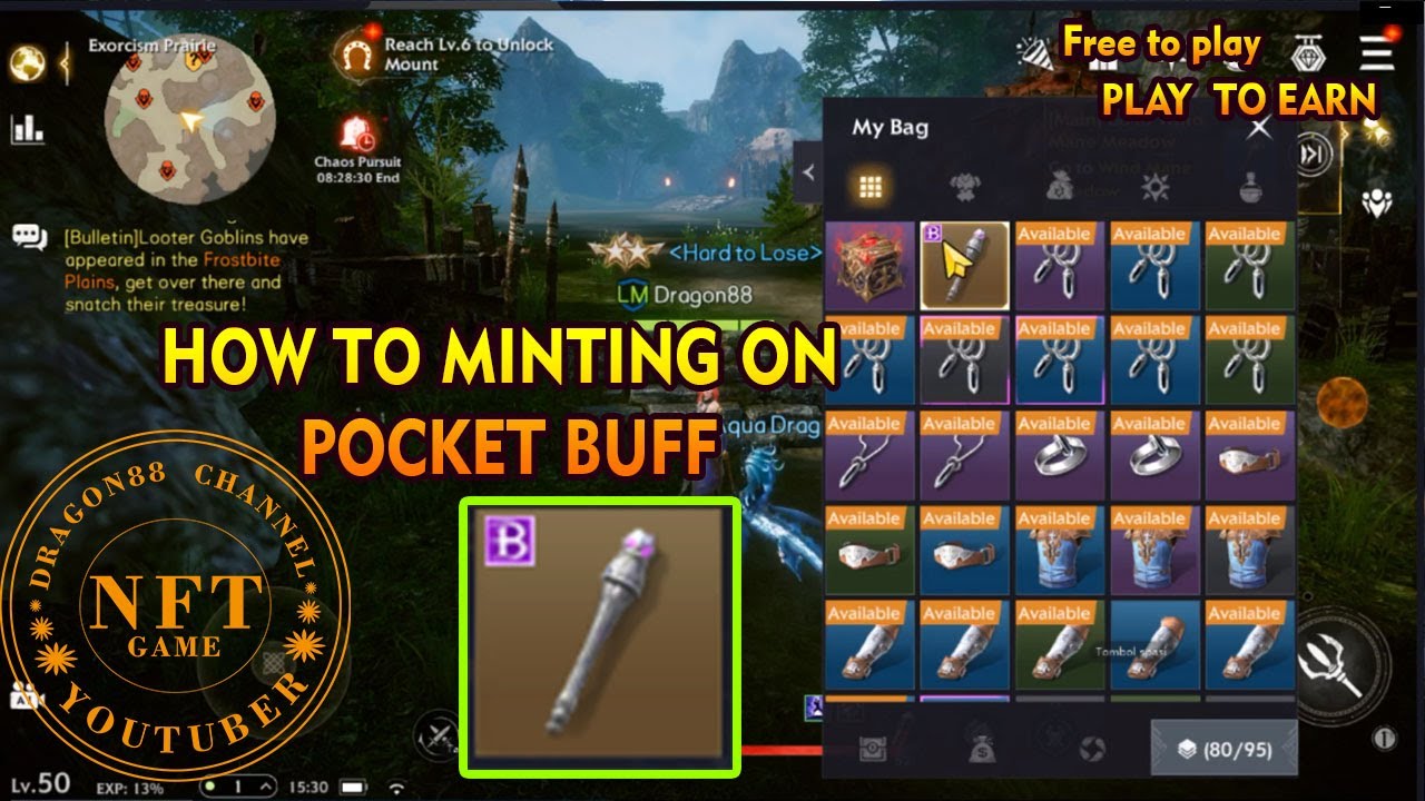 BLESS GLOBAL HOW TO MINTING NFT ON POCKETBUFF