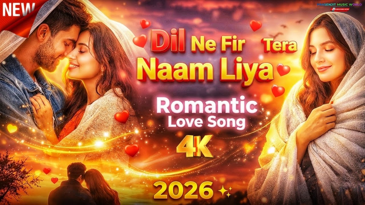 ❤️ Dil Ne Phir Tera Naam Liya | New Romantic Love Song 2026 | 4K Ultra HD 💞