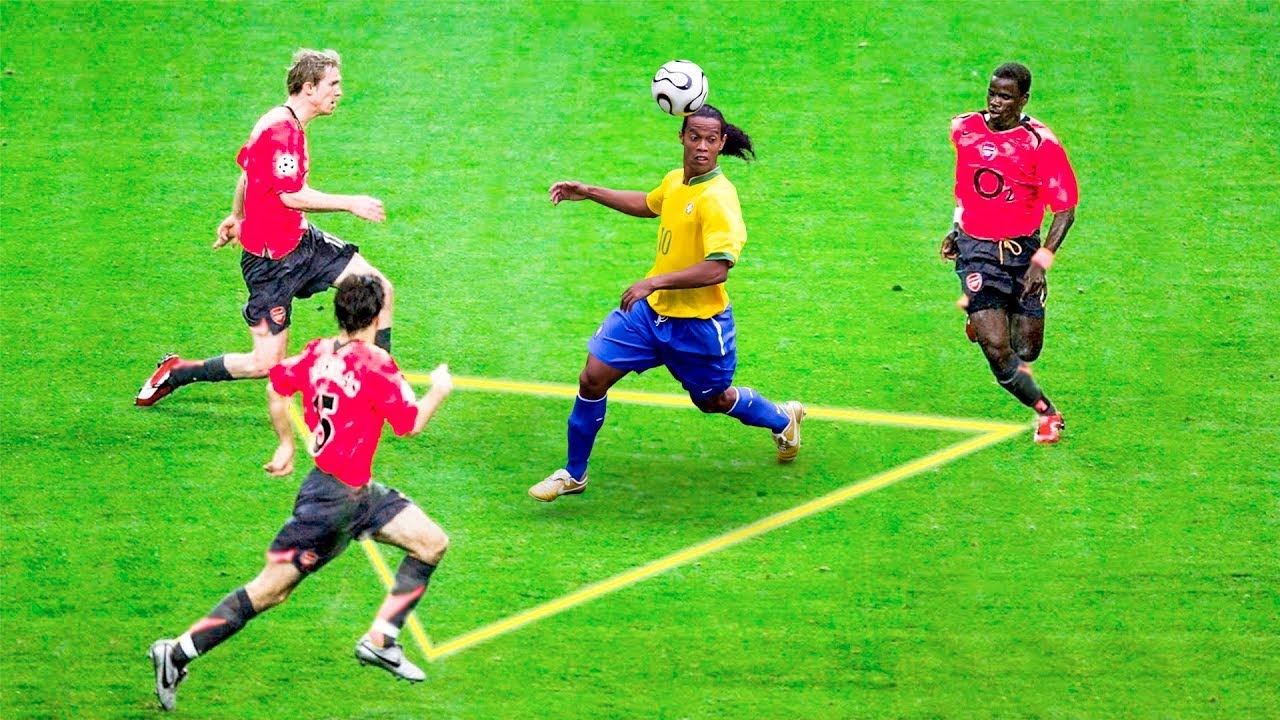 Dlatego Ronaldinho jest MISTRZEM dryblingu w piłce nożnej!
