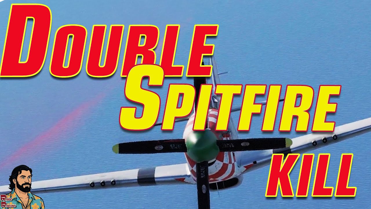 P-51D Mustang War Thunder | Mustang vs Spitfire | Double Kill (Air RB)