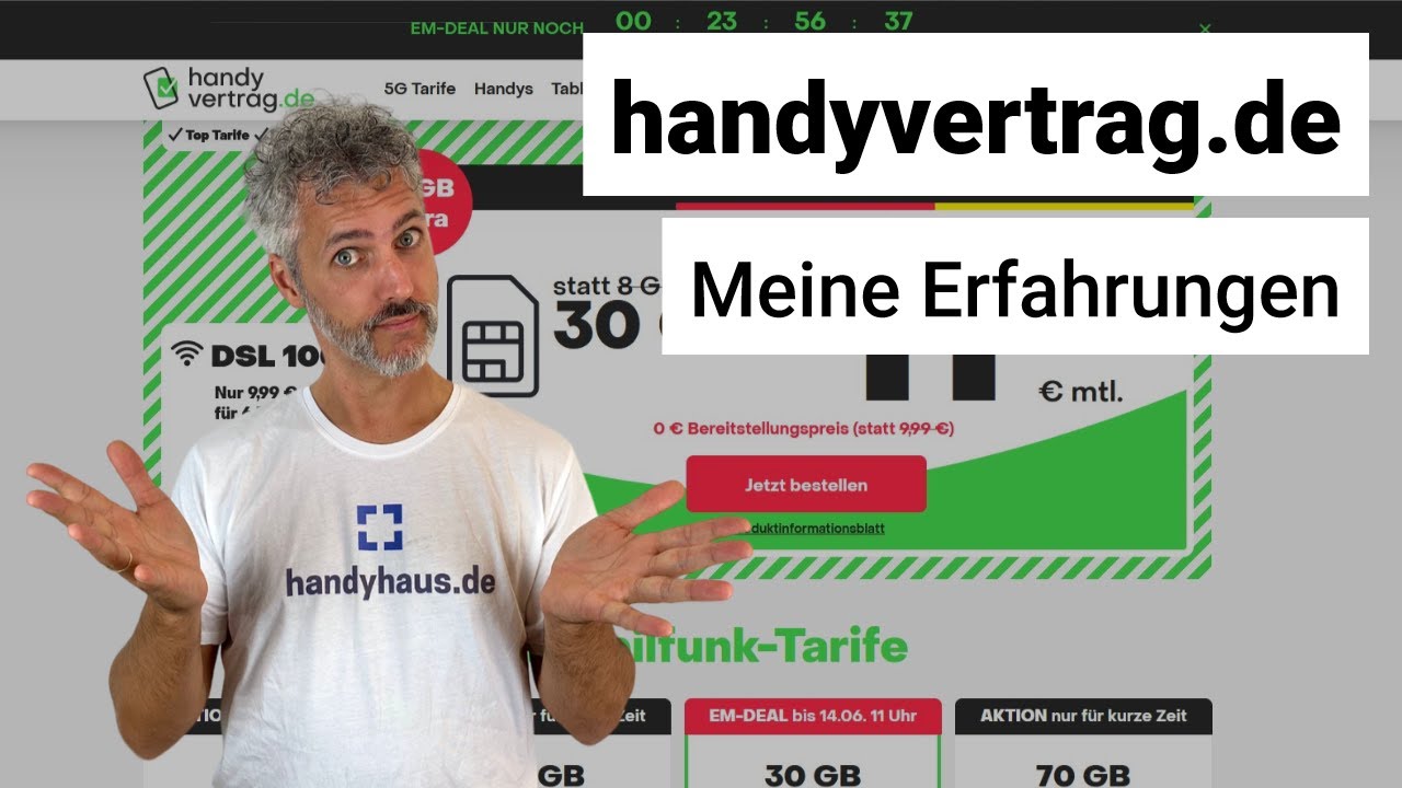 handyvertrag.de &raquo; Tarife, Erfahrungen & mein Fazit