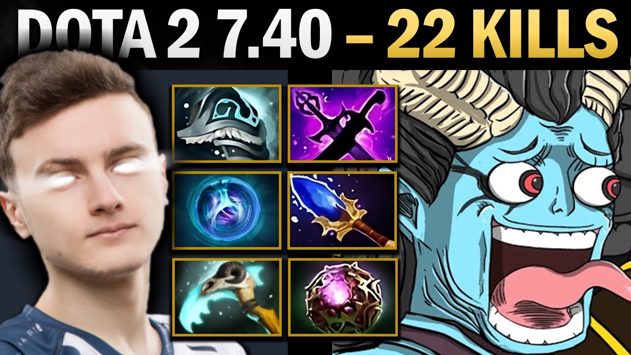 Queen of Pain Pro MID with 22 Kills and Vyse - Gameplay Dota