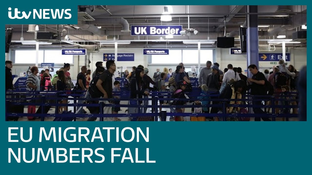 Net migration from EU falls to lowest level since 2012 | ITV News