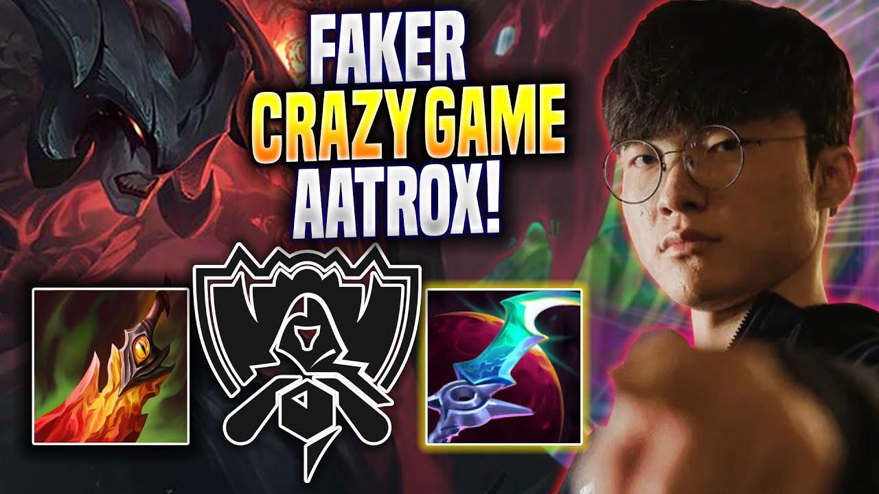 FAKER CRAZY GAME WITH AATROX! - T1 Faker Plays Aatrox TOP vs Annie! | Bootcamp 2022