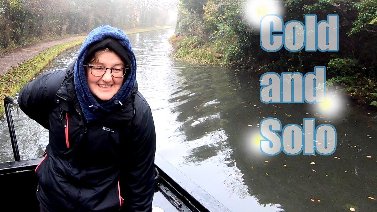 SOLO winter cruise on the narrowboat (BRRRRR) 2019