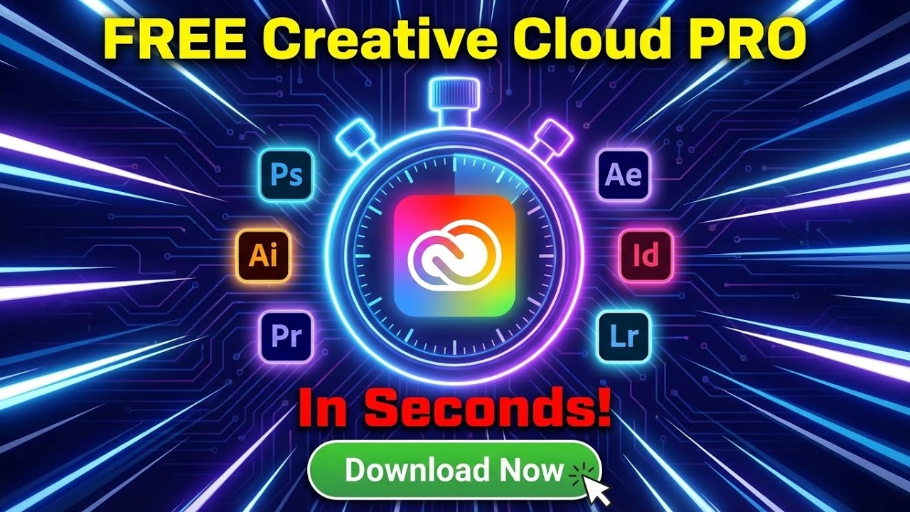 How To Download Adobe Creative Cloud Pro For FREE (Official Version)