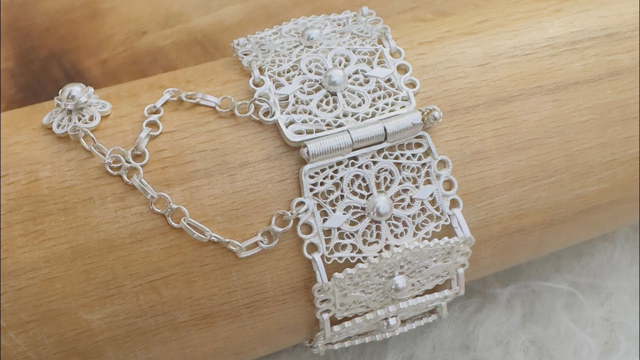 Midyat Telkari G&uuml;m&uuml;ş Bileklik Yapımı #artuklutelkari #bracelet #telkari #filigree #handmadebracelets