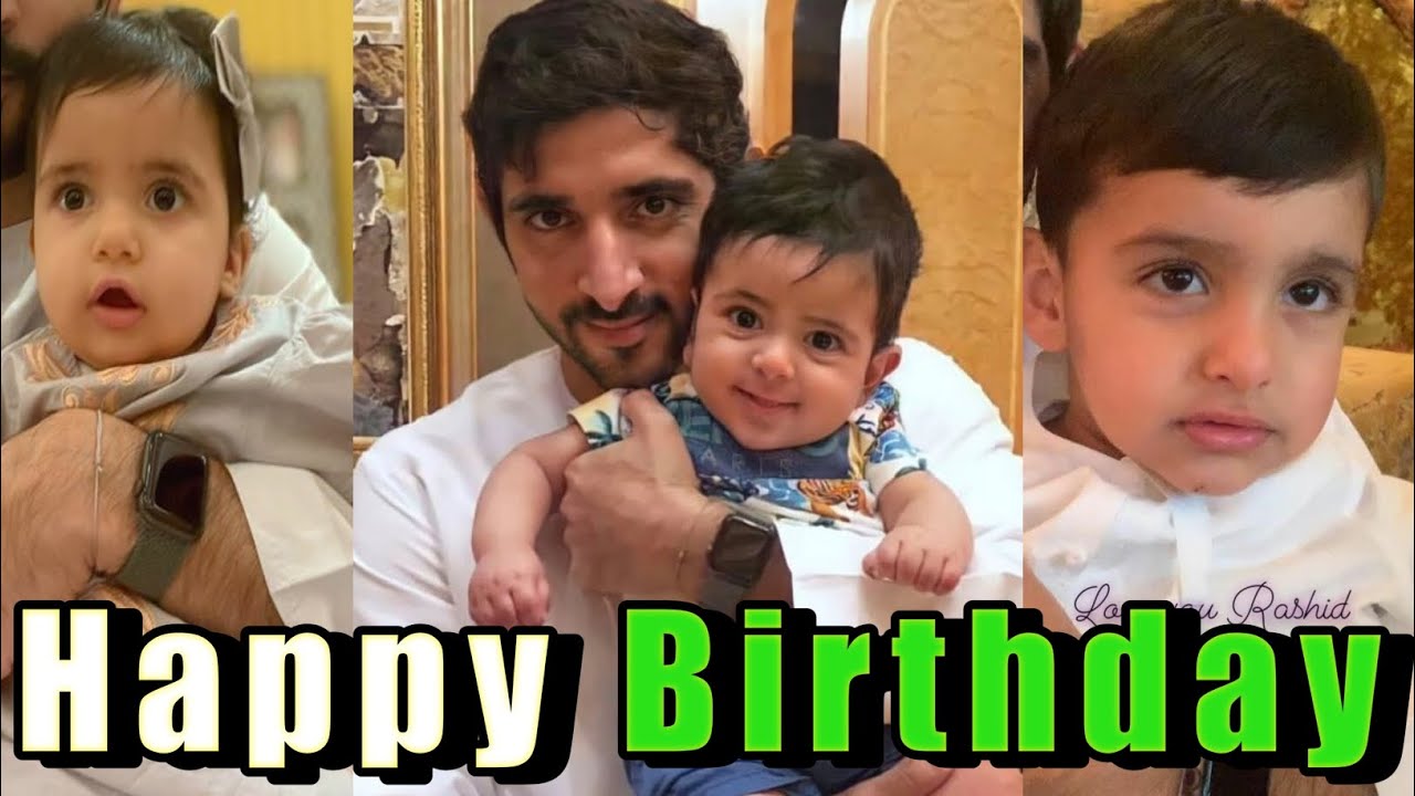 Fazza فزاع Happy Birthday🎈🎂 My Cute Son Dubai Royal Prince Sheikh Hamdan Son's Birthday English Poem