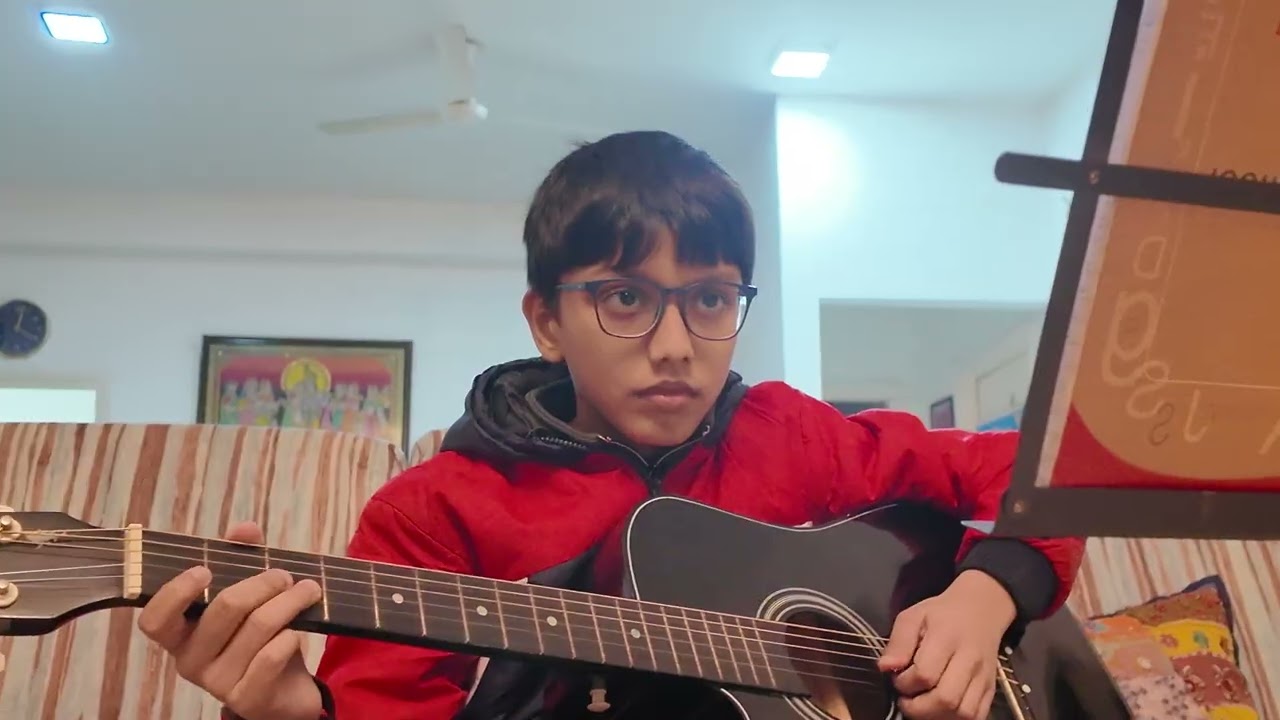 Jingle bell guitar 🎸 play along 