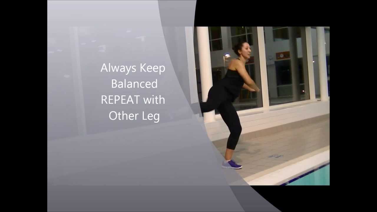 Aqua Aerobics. Tidal Wave Workout 1 (Teaching on Poolside)