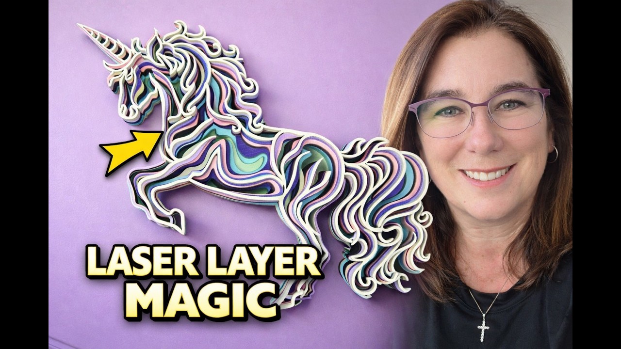 How to Paint a Multi-Layered Unicorn Wall Sign (No Stain Needed)