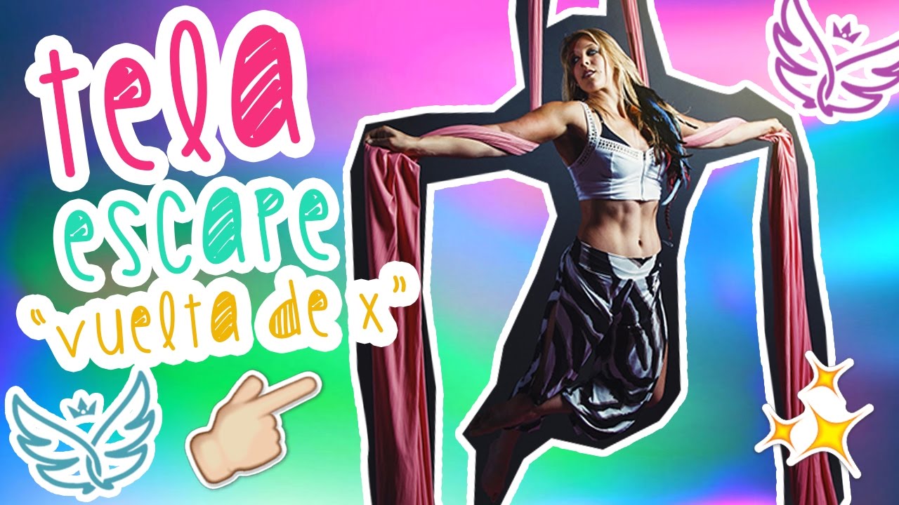 ESCAPE MATRIX 🙈 | TUTORIAL ACROBACIA EN TELA | VUELTA DE X EN ACROTELAS | Grupo SILFIDES