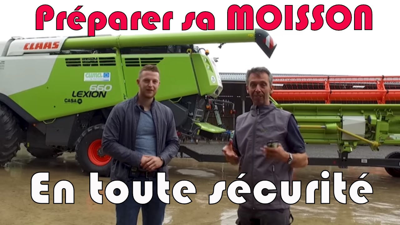 Pr&eacute;parer sa MOISSON en toute s&eacute;curit&eacute;