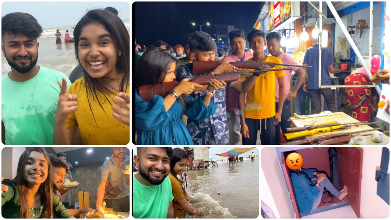 🌊 দিঘায় দারুণ মজা 😍 কিন্তু শেষে ঘটে গেল ঝামেলা! 😱 | Bong Ron & Prithi