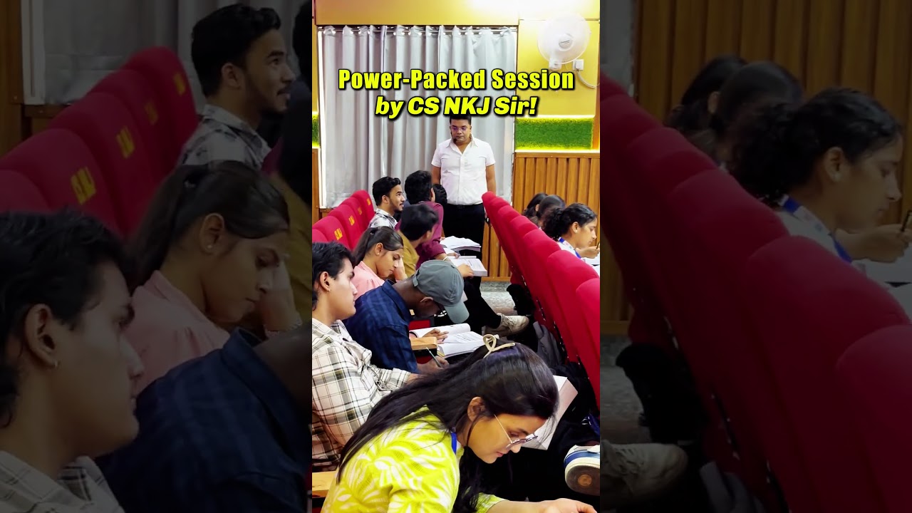 🔥CS Executive Fresh Batch Begins  Power-Packed Session by CS NKJ Sir  Students Rush at Head Office!