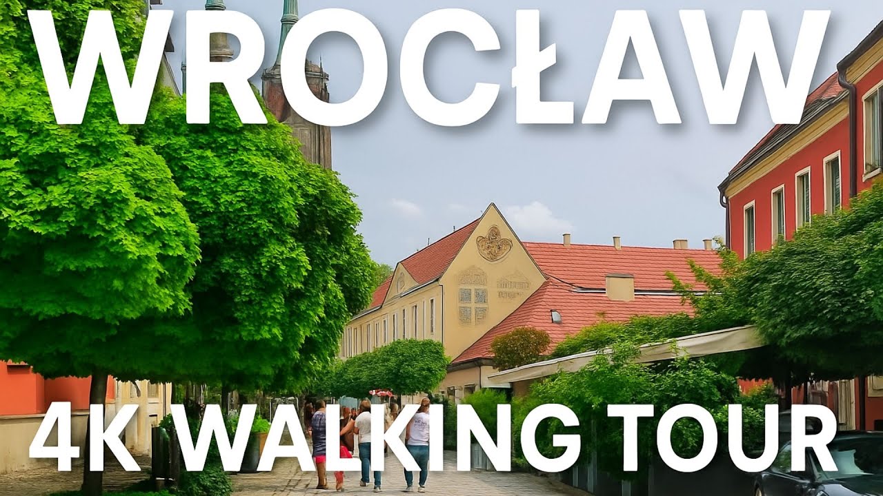Walking Tour in Wroclaw 2025 | Poland 🇵🇱 | Tumski Bridge & National Museum - Walk in 4K