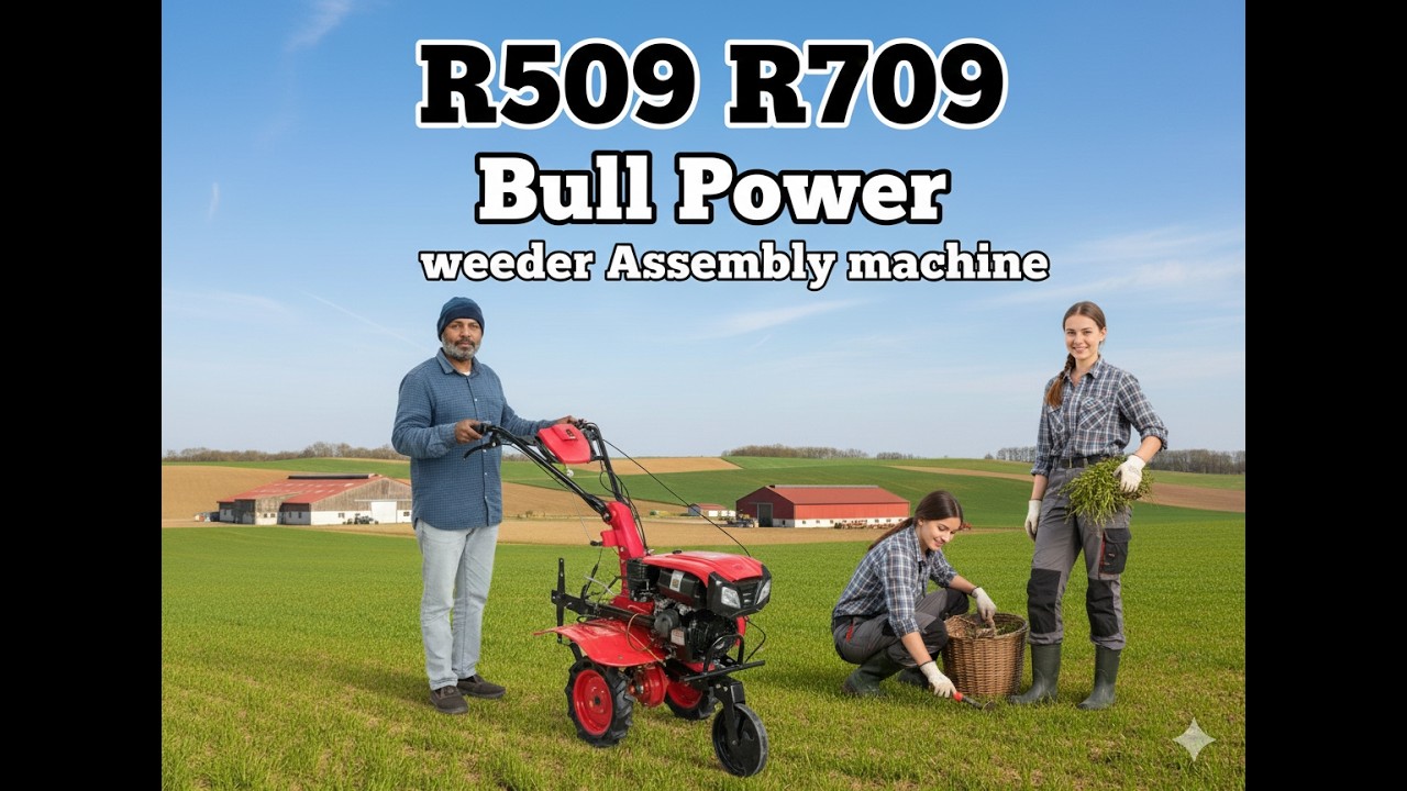 🚫 Bull Power R509/R709 Weeder: Zero Vibration Test & Full Assembly 🌾