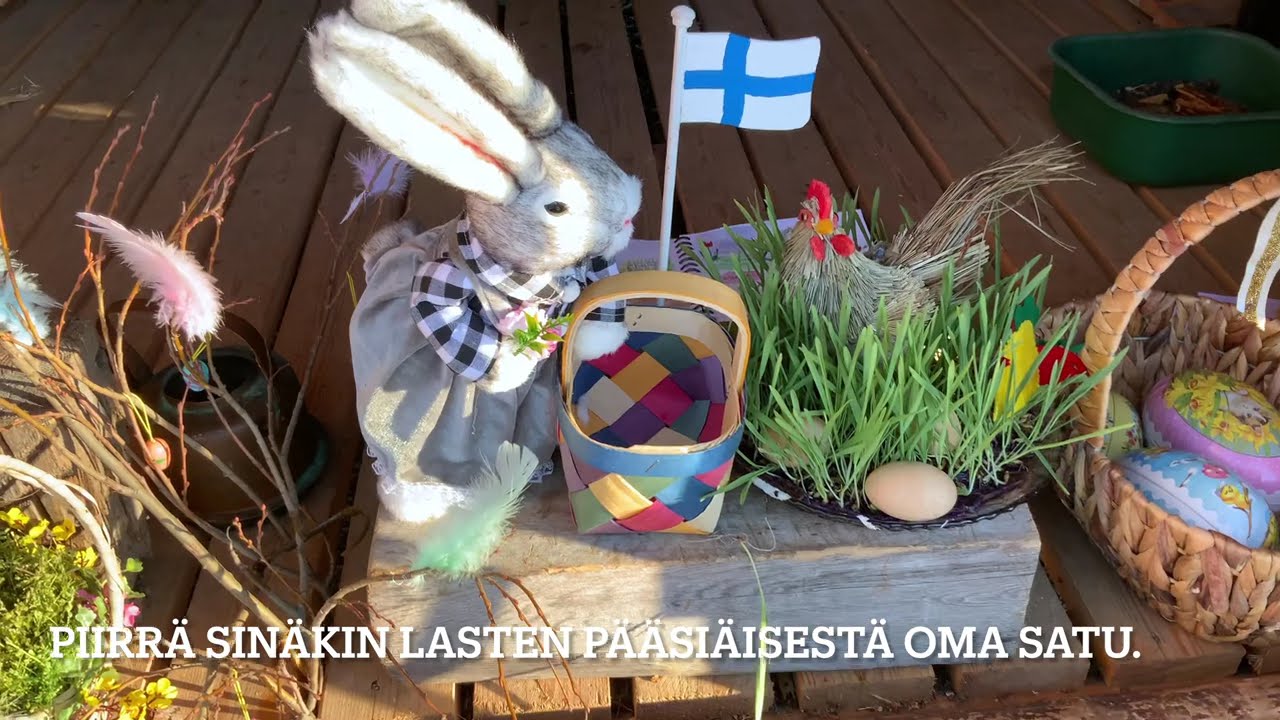 Children&acute;s Easter in Finland | Lasten p&auml;&auml;si&auml;inen - Story, Traditions & Cute Cat Moments