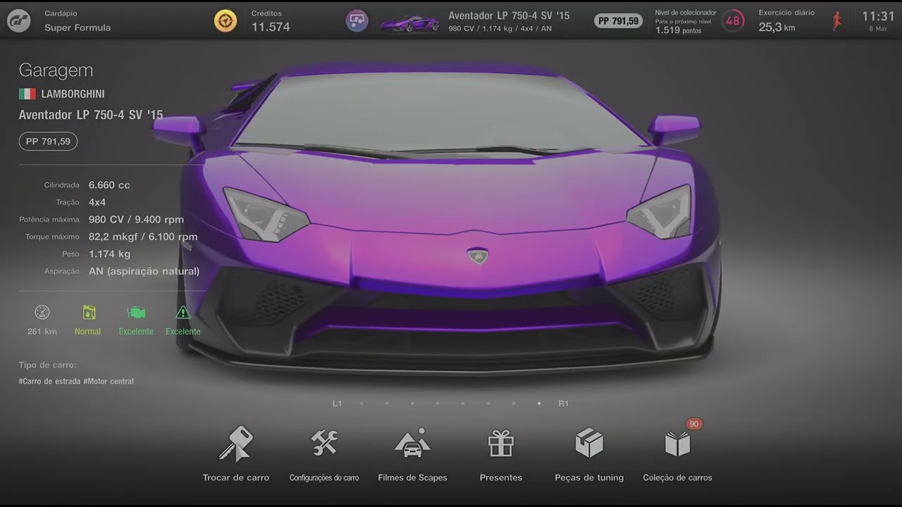 Gt7 minha garagem