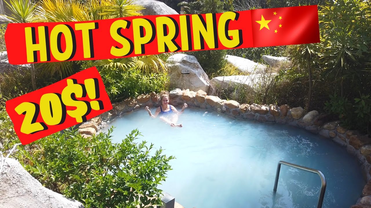 China Vlog: Hot Spring in Guangdong Province for Only 20$! Fish SPA
