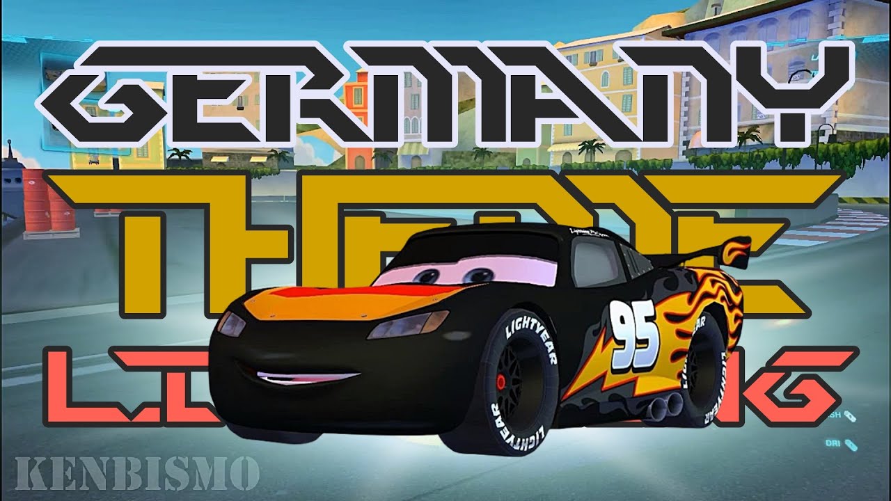 Cars 2 The Video Game 3DS Lightning McQueen Pack Mod - Germany Theme Lightning - Harbor Sprint