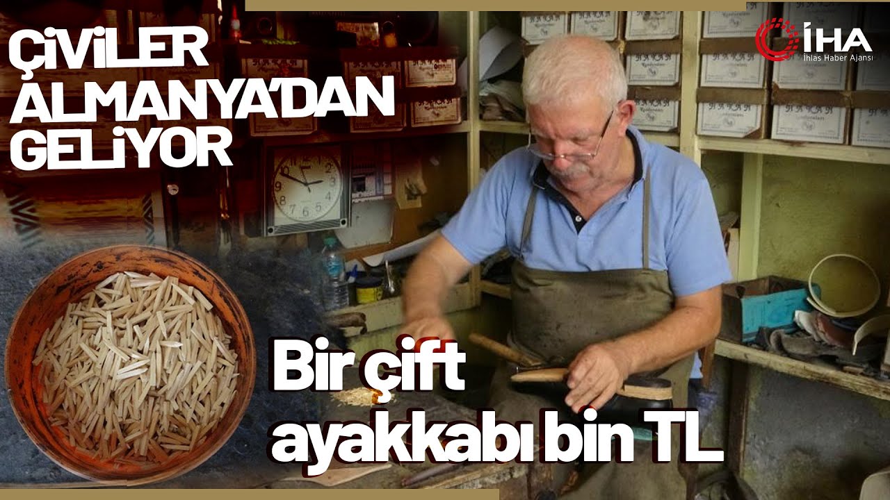 Yarım Asırdır Tahta Çivilerle Ayakkabı Üretiyor