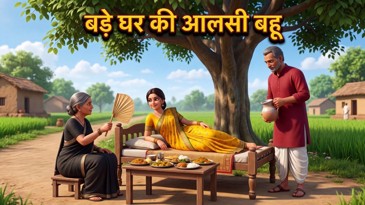  🔴 बड़े घर की आलसी बहू। Hindi Moral Story | bed time | Hindi Story kahani