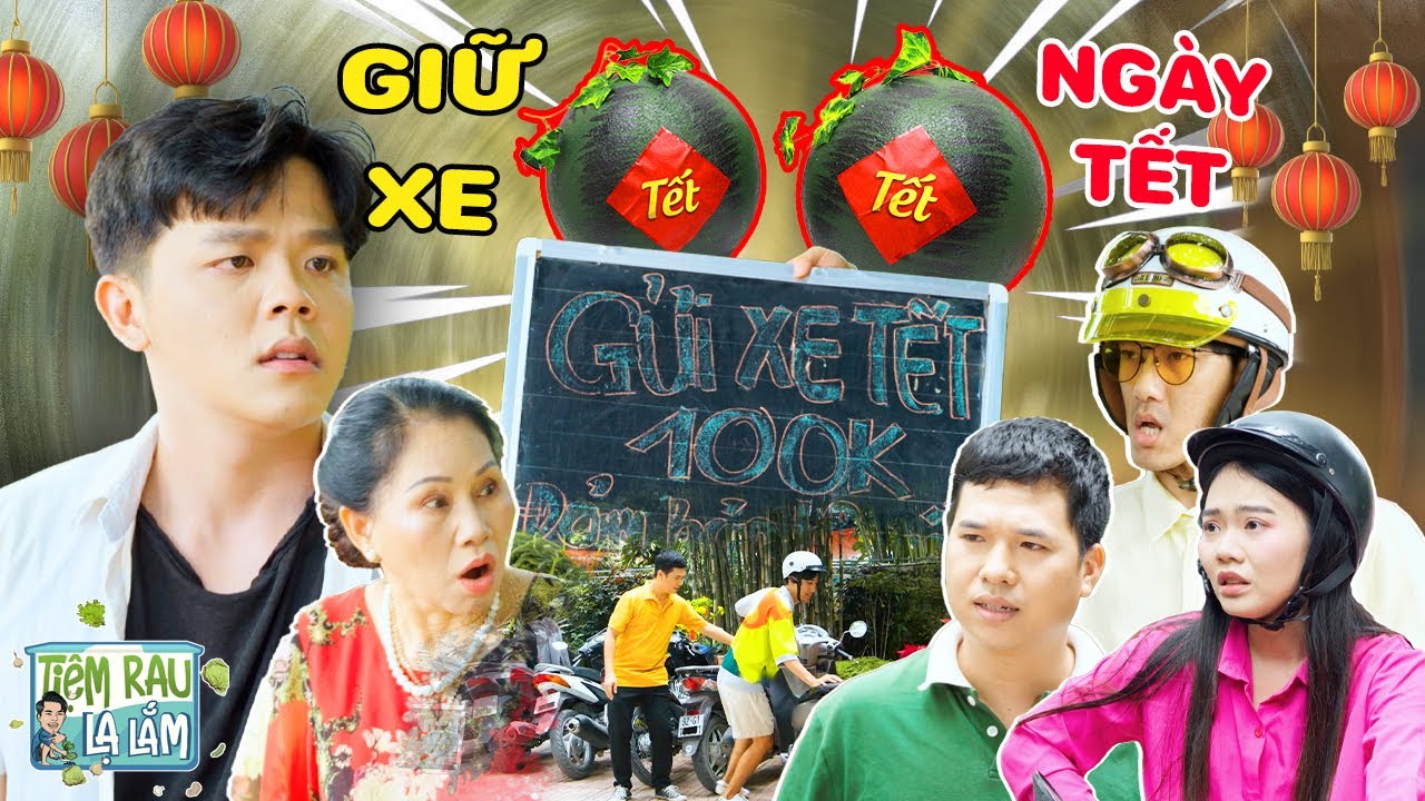 Kinh Hoàng Bãi Xe TĂNG GIÁ Dịp Tết, Làm Mất Luôn MŨ BẢO HIỂM Của Khách | Tloo Tiệm Rau Lạ Lắm #trll