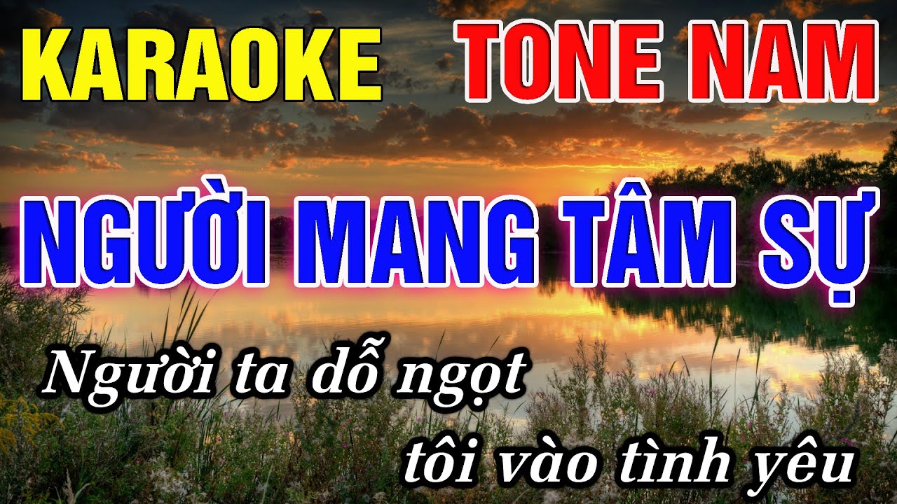 Người Mang Tâm Sự Karaoke Tone Nam Karaoke Đức Duy - Beat 2026