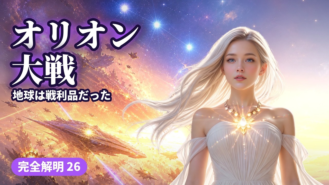 【プレアデス重要開示 マトリックス完全解明シリーズ26】オリオン大戦｜25万年前の地球最大の戦争と人類奴隷化の全貌