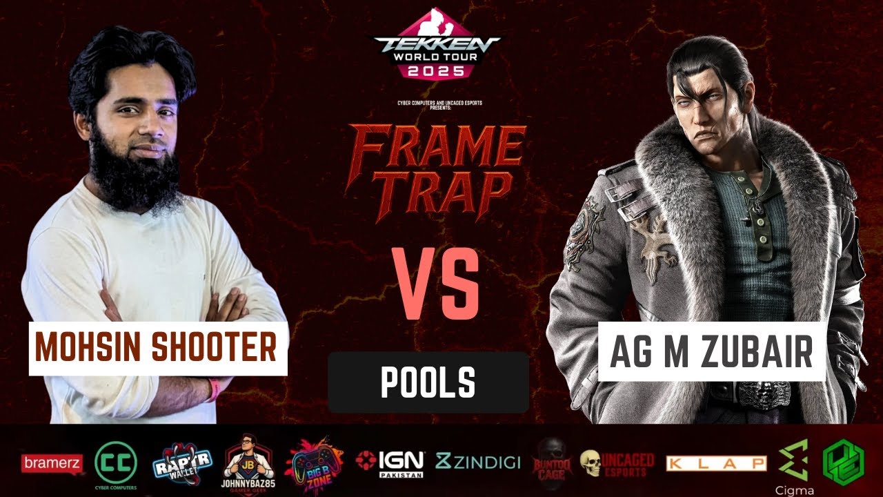 Tekken 8 Frame Trap 25 Pools | Mohsin Shooter (Nina) VS AG M Zubair (Dragunov)