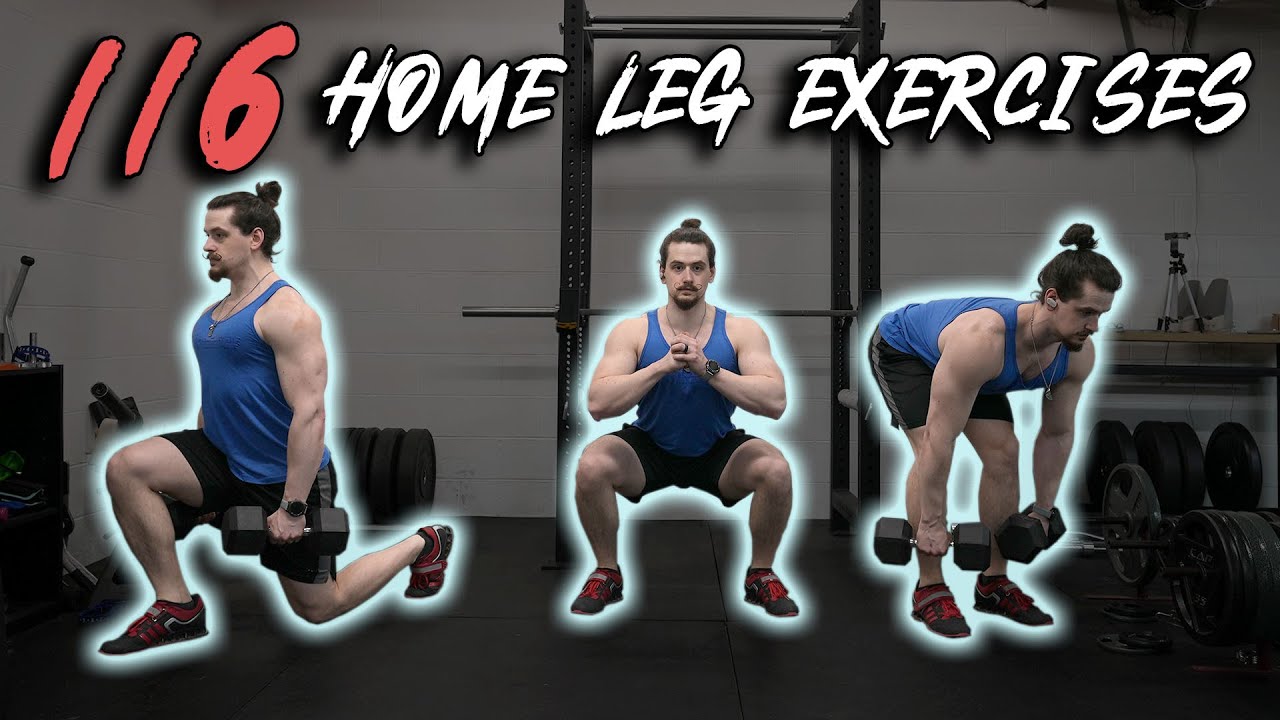 BEST Leg Exercises at Home - Leg Workouts at Home