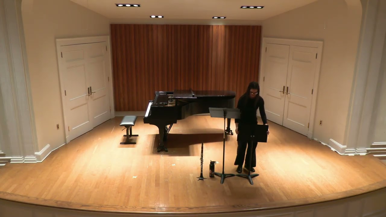 Marilyn Farias, Clarinet DMA Recital, Accompanied by Lyndon Ji, March 2026