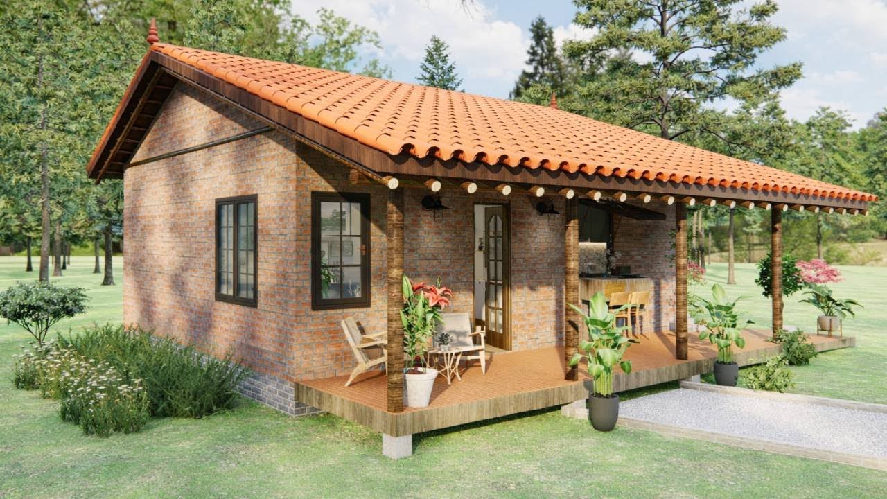 Why This Rustic Brick House Design Is Simple, Warm, and Timeless | Living Design Tiny House
