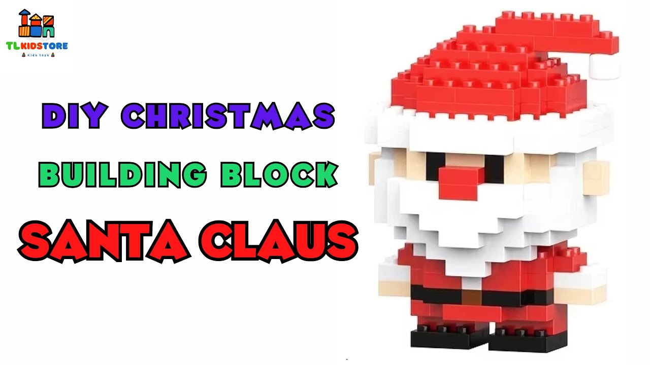 Detailed Instructions | DIY Christmas Building Block Set - Santa Claus (W1401, W1507-01)