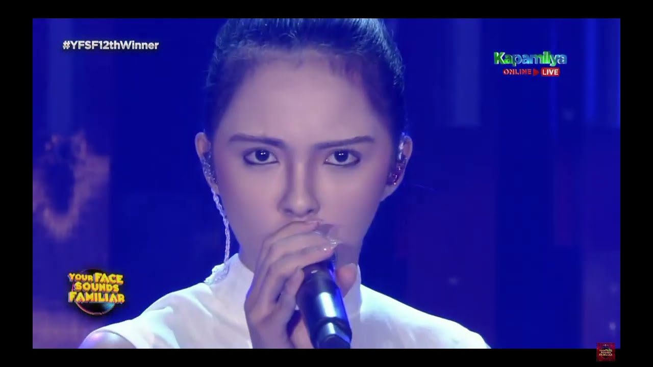 KAI MONTINOLA AS LEA SALONGA - I'D GIVE MY LIFE FOR YOU ( YOUR FACE SOUNDS FAMILIAR ) 