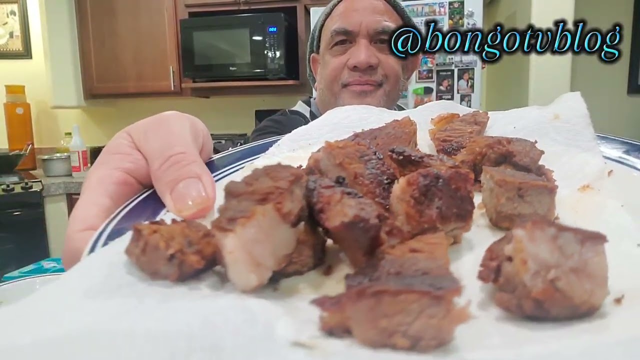 Rib eye and mango ang tanghalian natin!