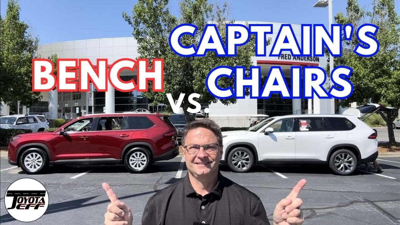 Toyota Grand Highlander 2024 года: сравнение многоместных сидений и кресел Captain Chair